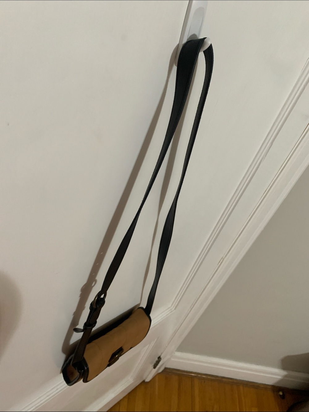 Universal Thread Tan Quilted Crossbody with Black Trim - Picture 5 of 5